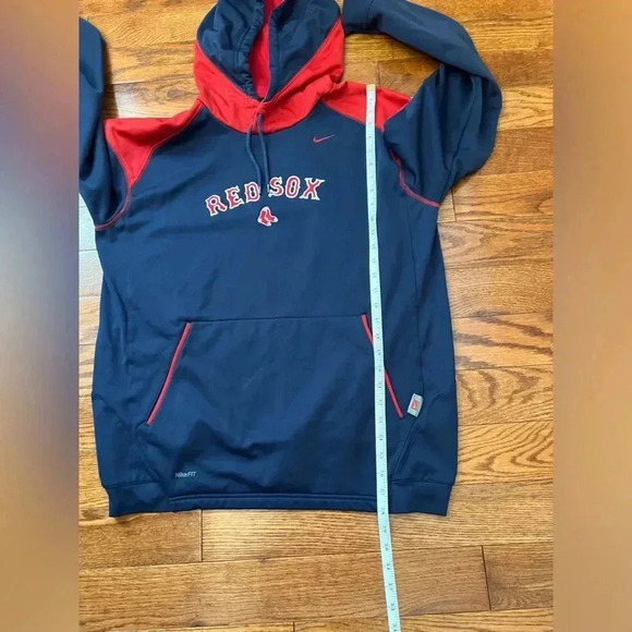 Nike Boston Red Sox Men’s Pullover Hoodie Sweatshirt Blue/Red Sz M - Picture 8 of 8